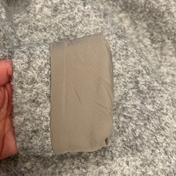 Garnet Hill Sadie Wool Coat - Light Grey - Picture 10 of 10